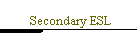 Secondary ESL